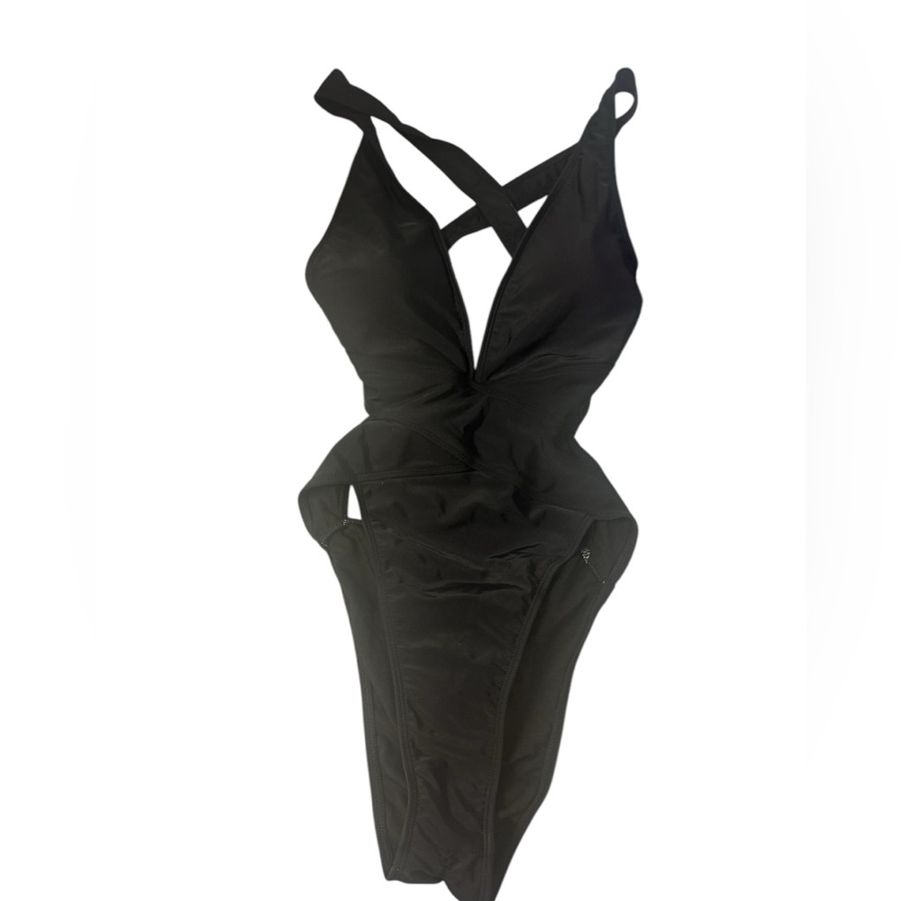 Black Strappy Swimsuit